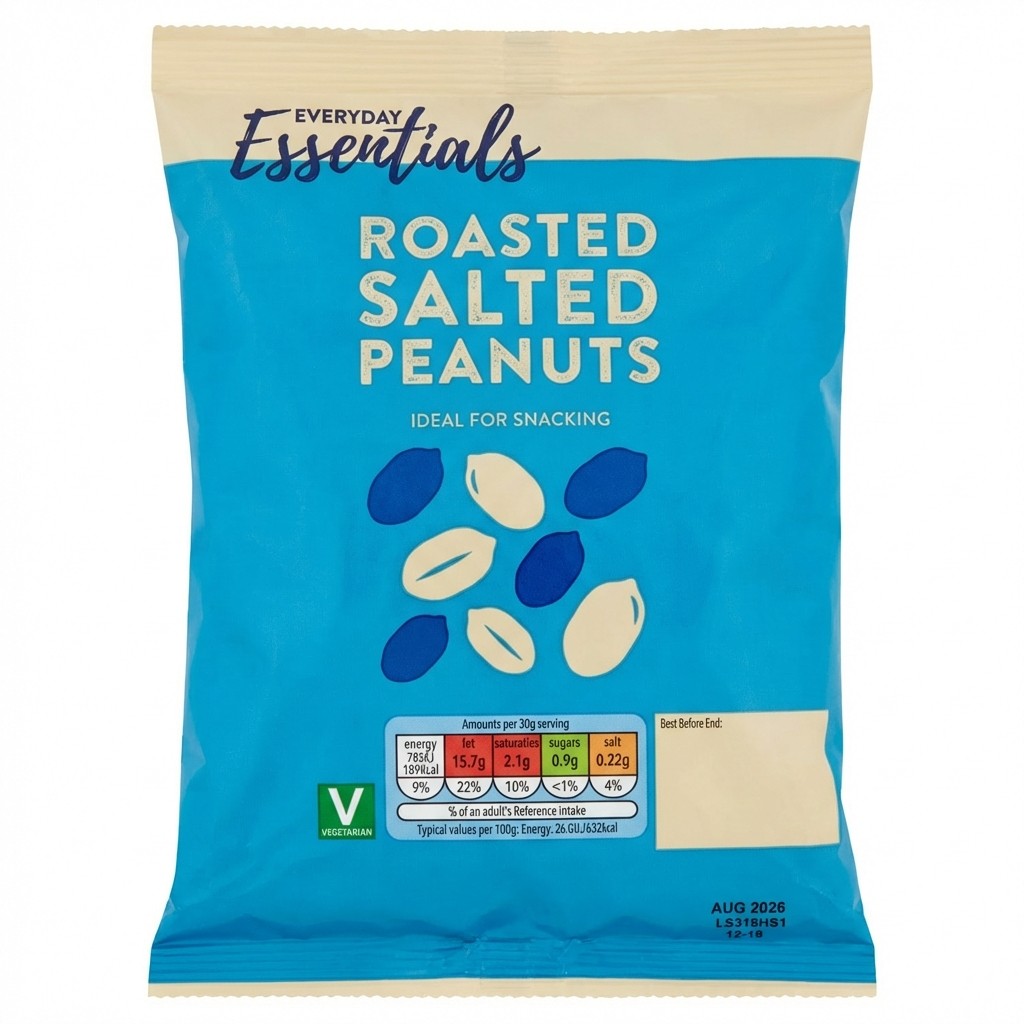 Everyday Essentials Roasted Salted Peanuts 200g