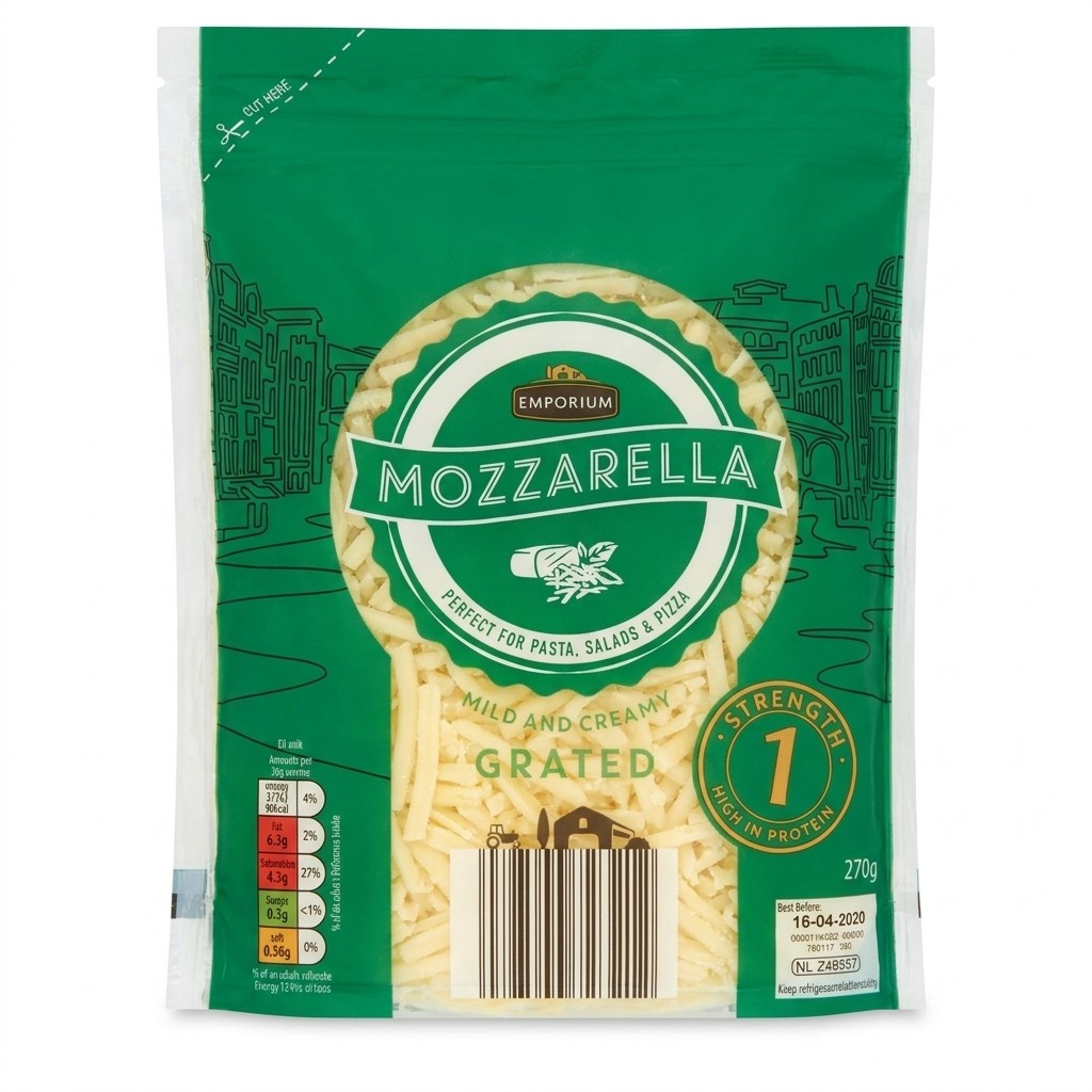 Emporium Mozzarella Grated 250g