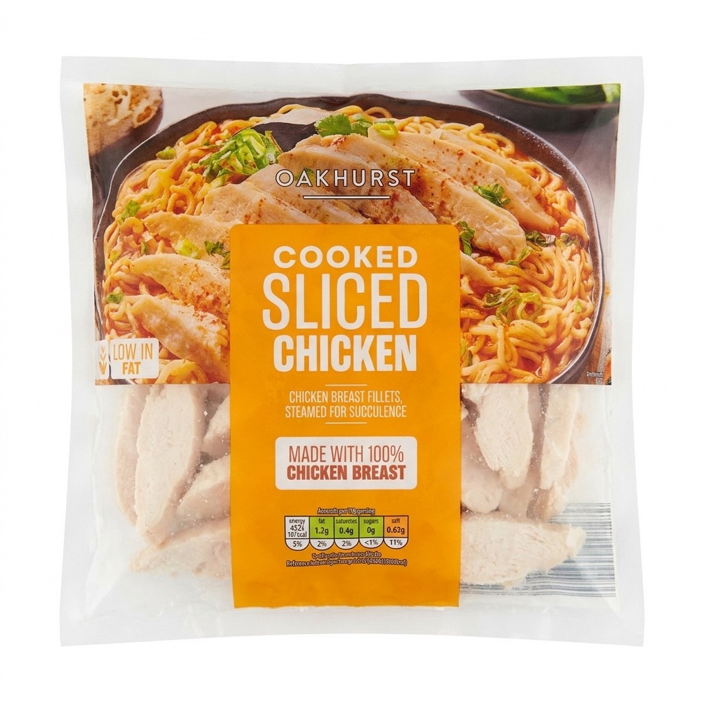 Oakhurst Cooked Sliced Chicken 340g