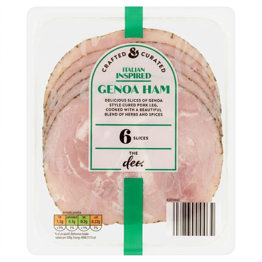Aldi Italian Inspired Genoa Ham 90g