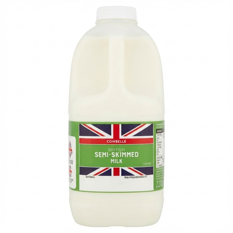 Cowbelle British Semi-Skimmed Milk 2.272L