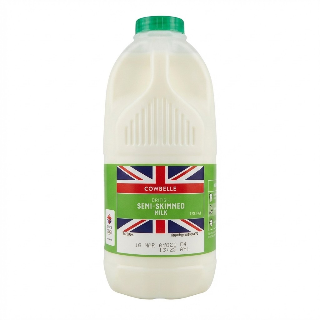 Cowbelle British Semi-Skimmed Milk 3.408L