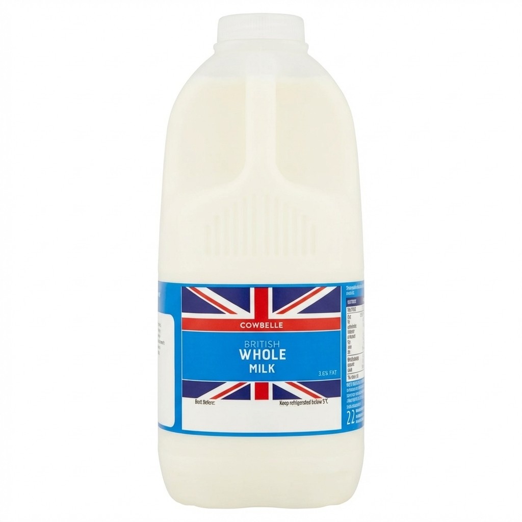 Cowbelle British Whole Milk 2.272L