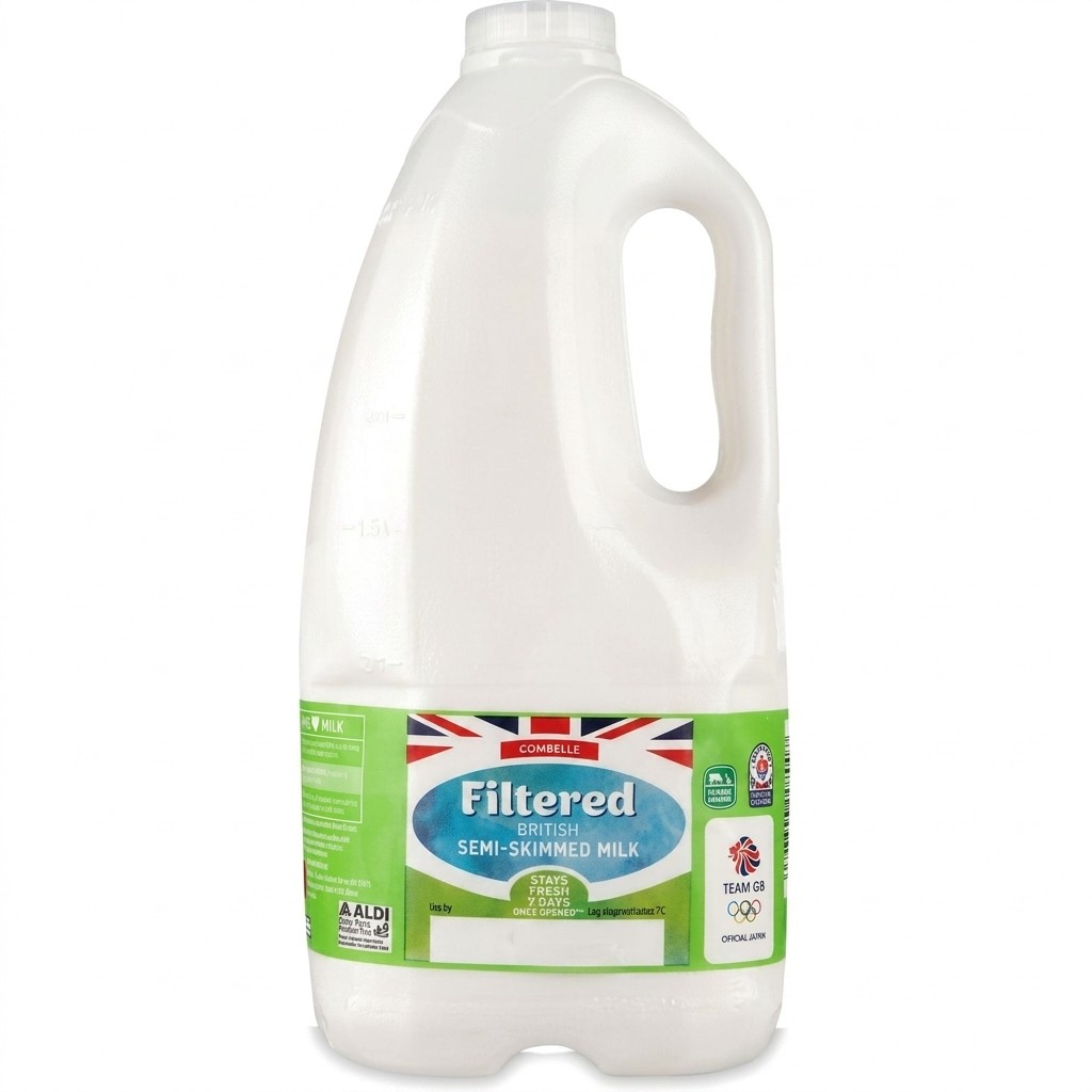 Cowbelle Filtered British Semi-Skimmed Milk 2L