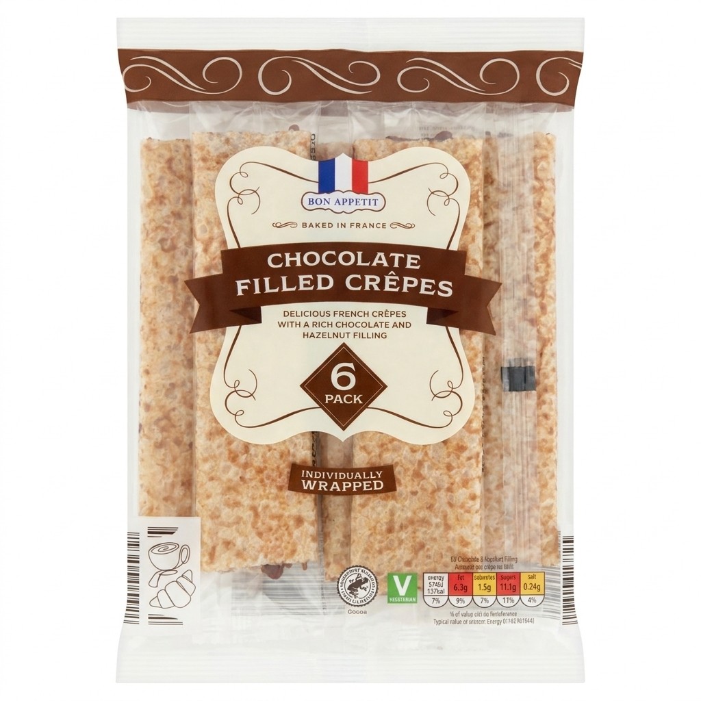Bon Appetit Chocolate Filled Crêpes 180g
