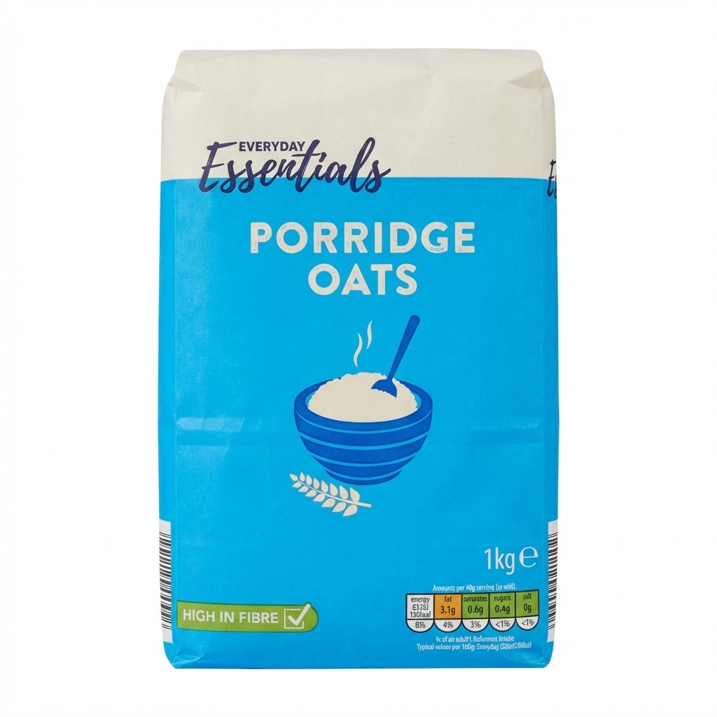 Everyday Essentials Porridge Oats 1kg