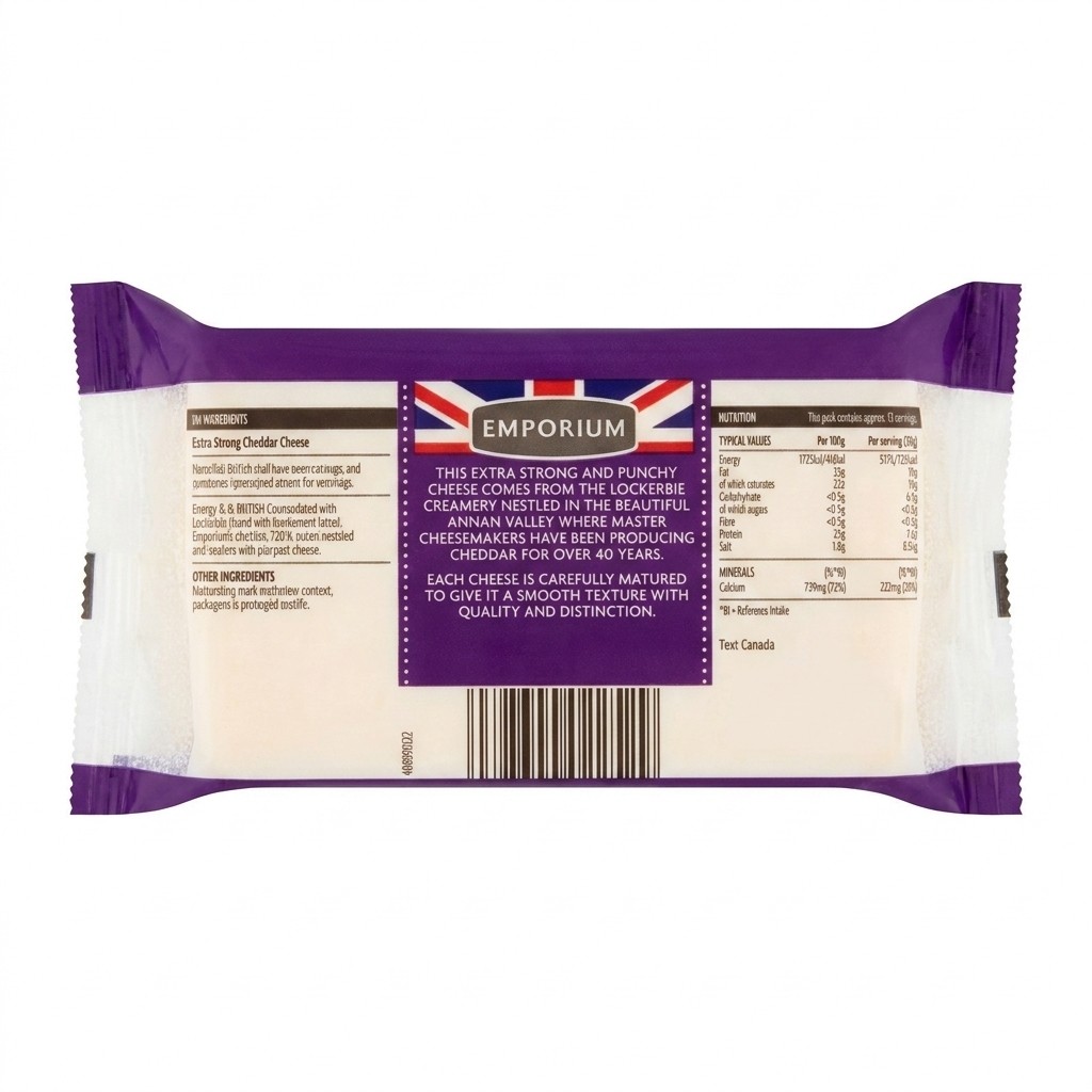 Emporium Extra Mature Coloured Cheddar Cheese 400g