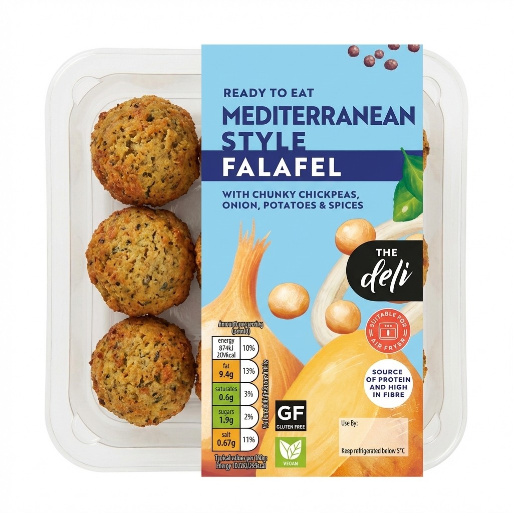 The Deli Mediterranean Style Falafel 171g