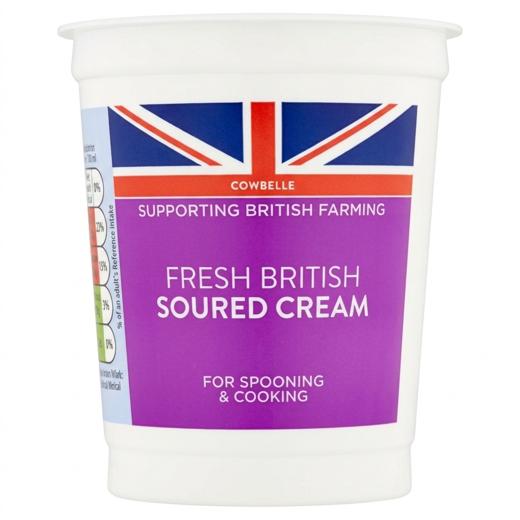 Cowbelle Fresh British Soured Cream 300ml