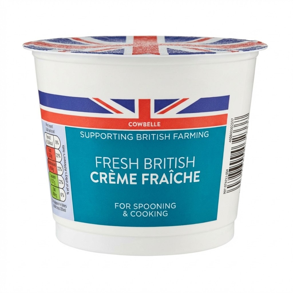 Cowbelle Fresh British Crème Fraîche 300ml