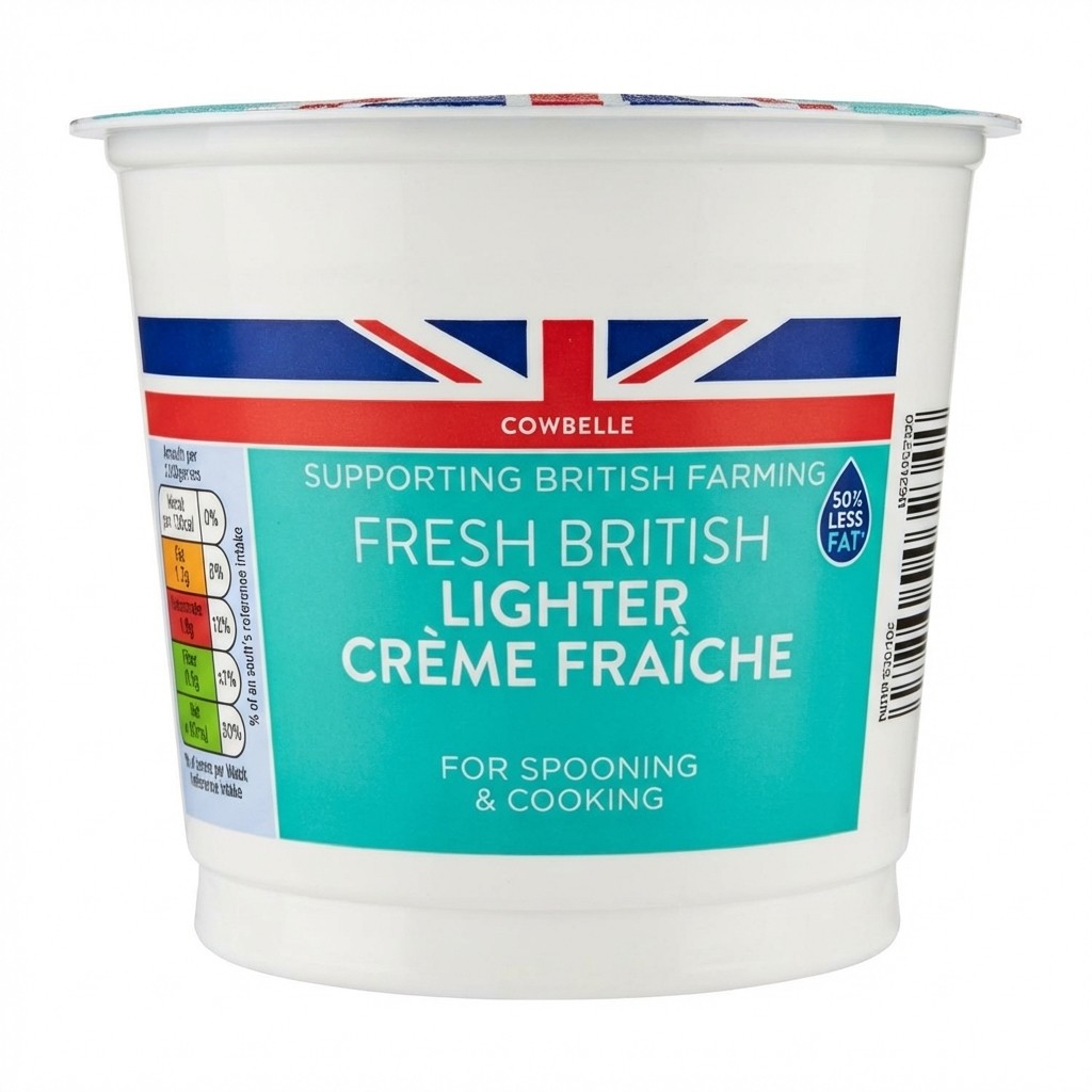 Cowbelle Fresh British Lighter Crème Fraîche 300ml