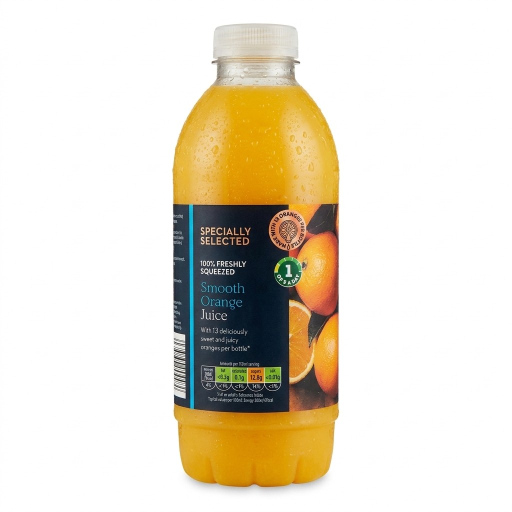 Specially Selected Smooth Orange Juice 1L