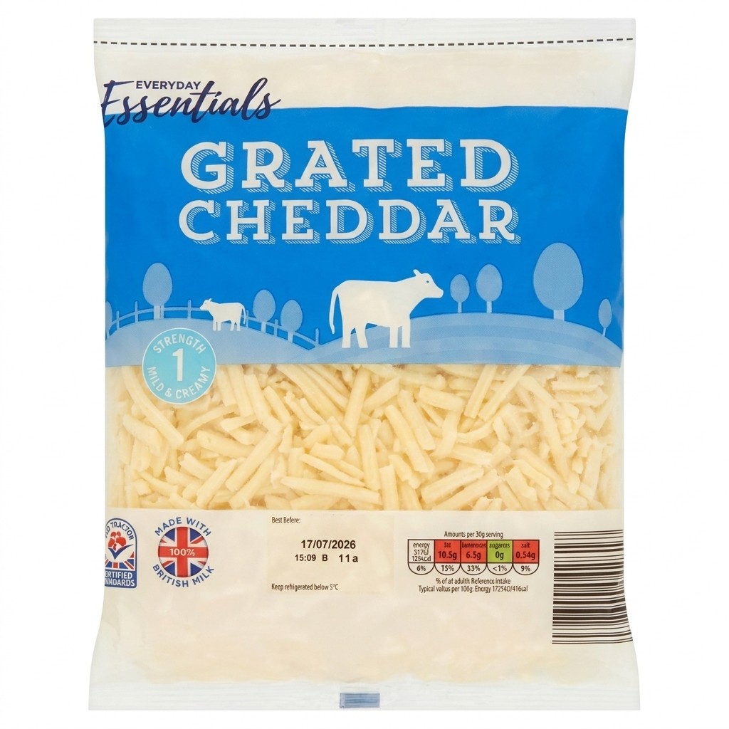 Everyday Essentials Grated Cheddar 500g