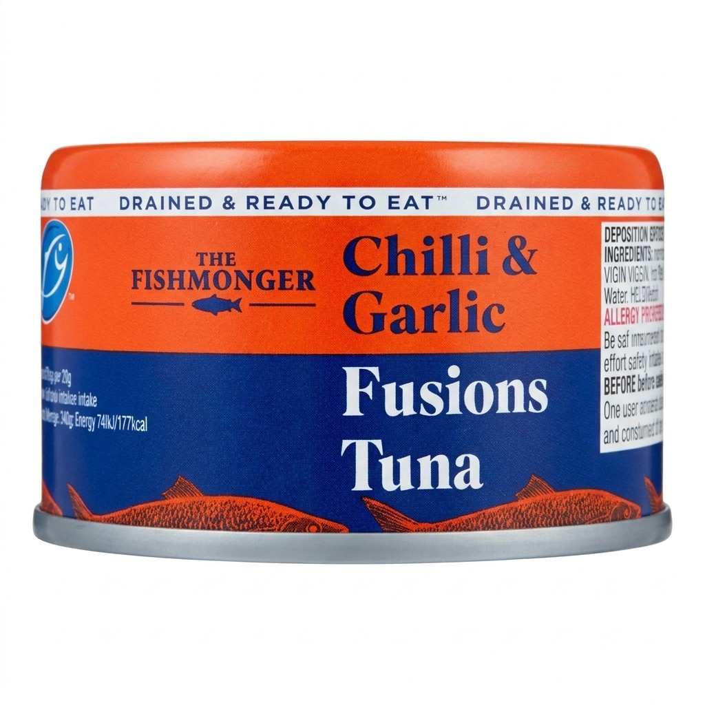 The Fishmonger Chilli & Garlic Fusions Tuna 80g