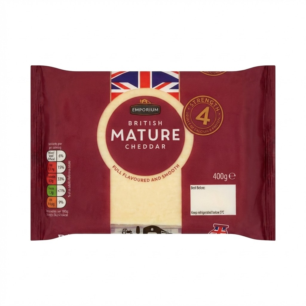 Emporium British Mature Cheddar 400g