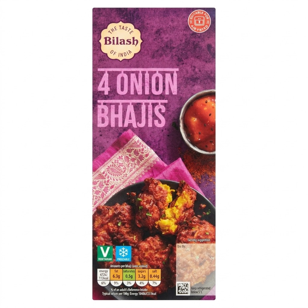 Bilash 4 Onion Bhajis 200g