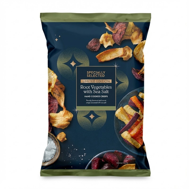 Specially Selected Root Vegetables with Sea Salt 100g