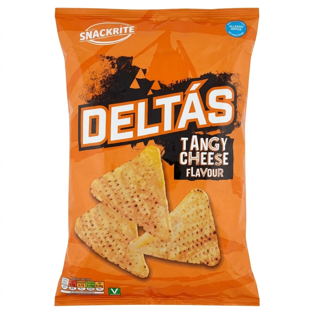 Snackrite Deltas Tangy Cheese 200g