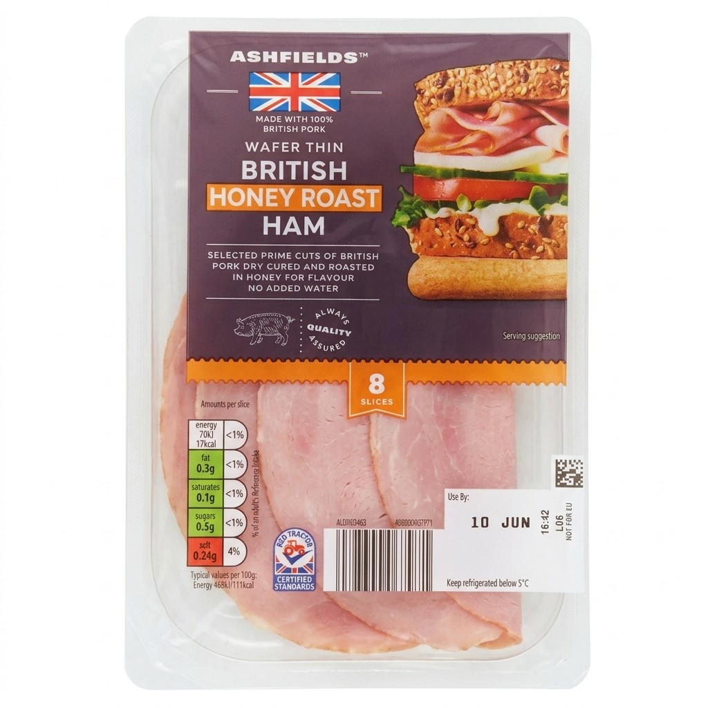 Ashfields British Honey Roast Ham 120g