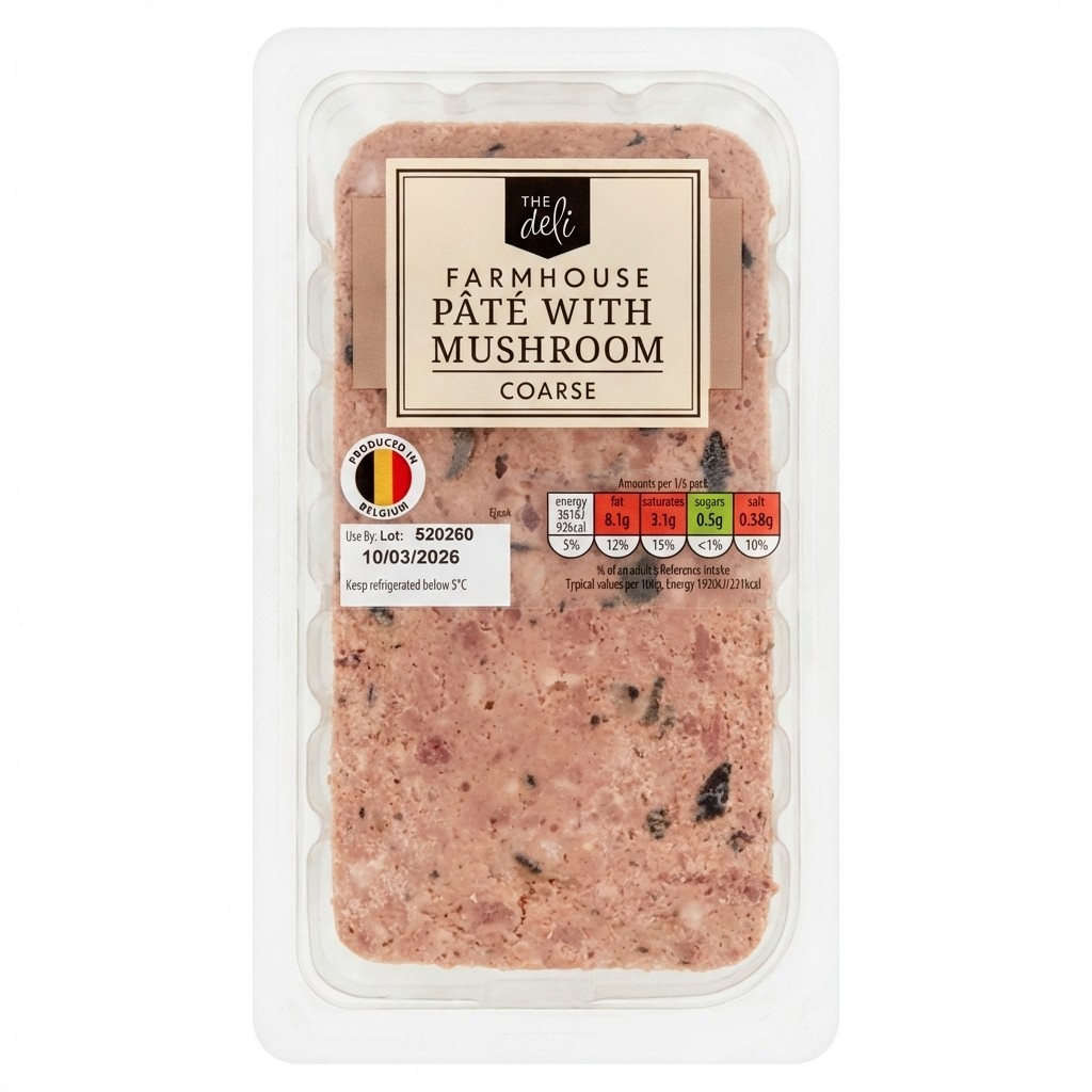The Deli Farmhouse Pâté with Mushroom 170g