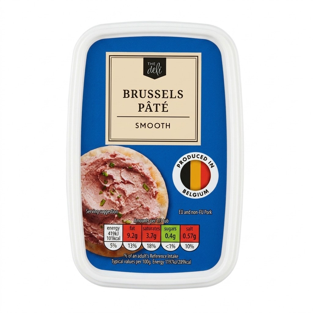 The Deli Brussels Pâté Smooth 175g