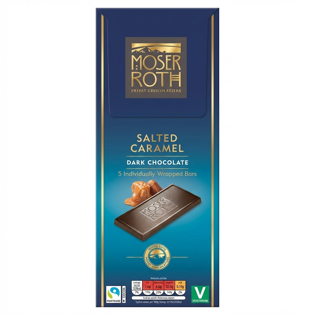 Moser Roth Salted Caramel Dark Chocolate 125g