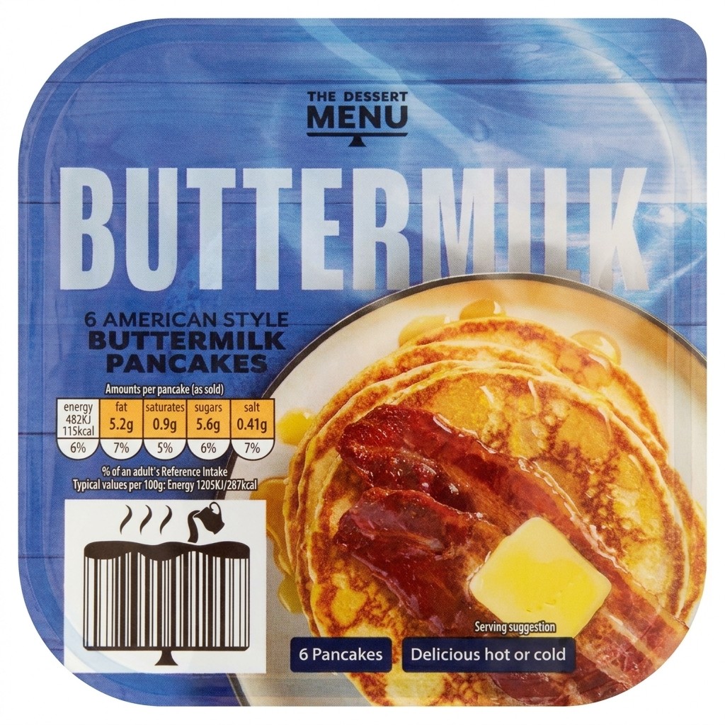 The Dessert Menu Buttermilk Pancakes 240g