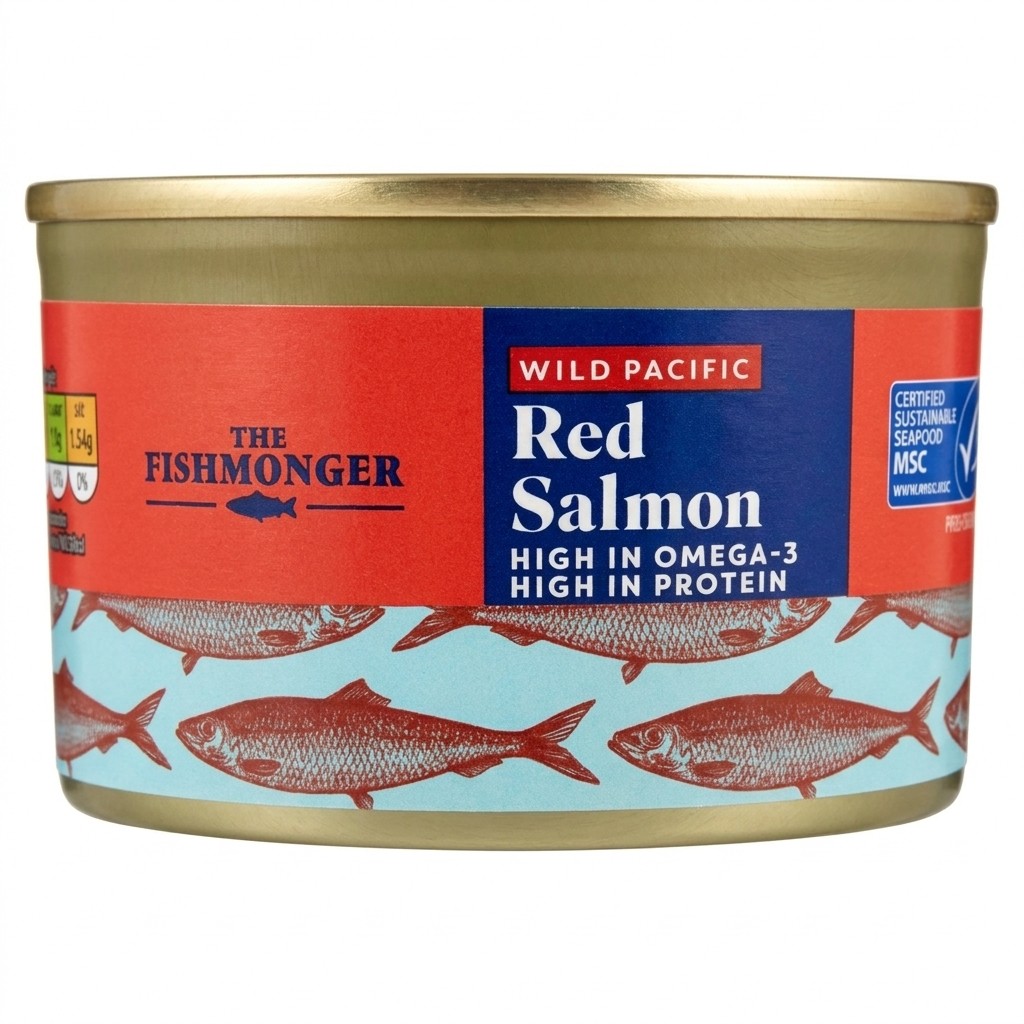 The Fishmonger Wild Pacific Red Salmon 213g