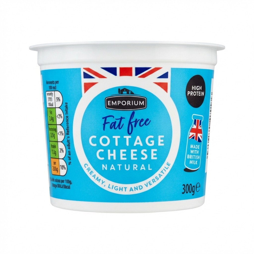 Emporium Fat Free Cottage Cheese 300g