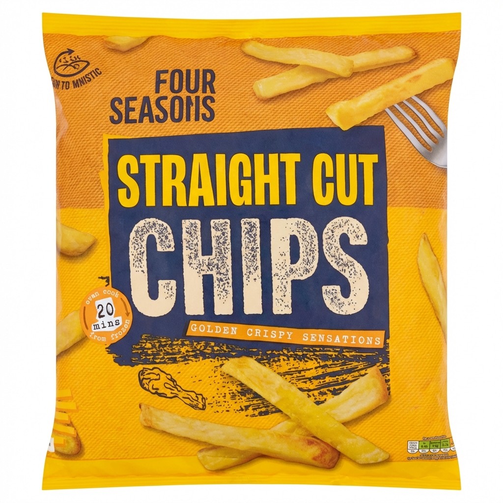 Four Seasons Straight Cut Chips 1.5kg