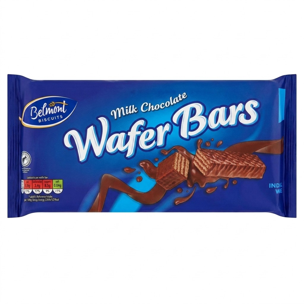 Belmont Milk Chocolate Wafer Bars 162g