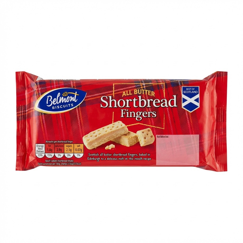 Belmont All Butter Shortbread Fingers 210g