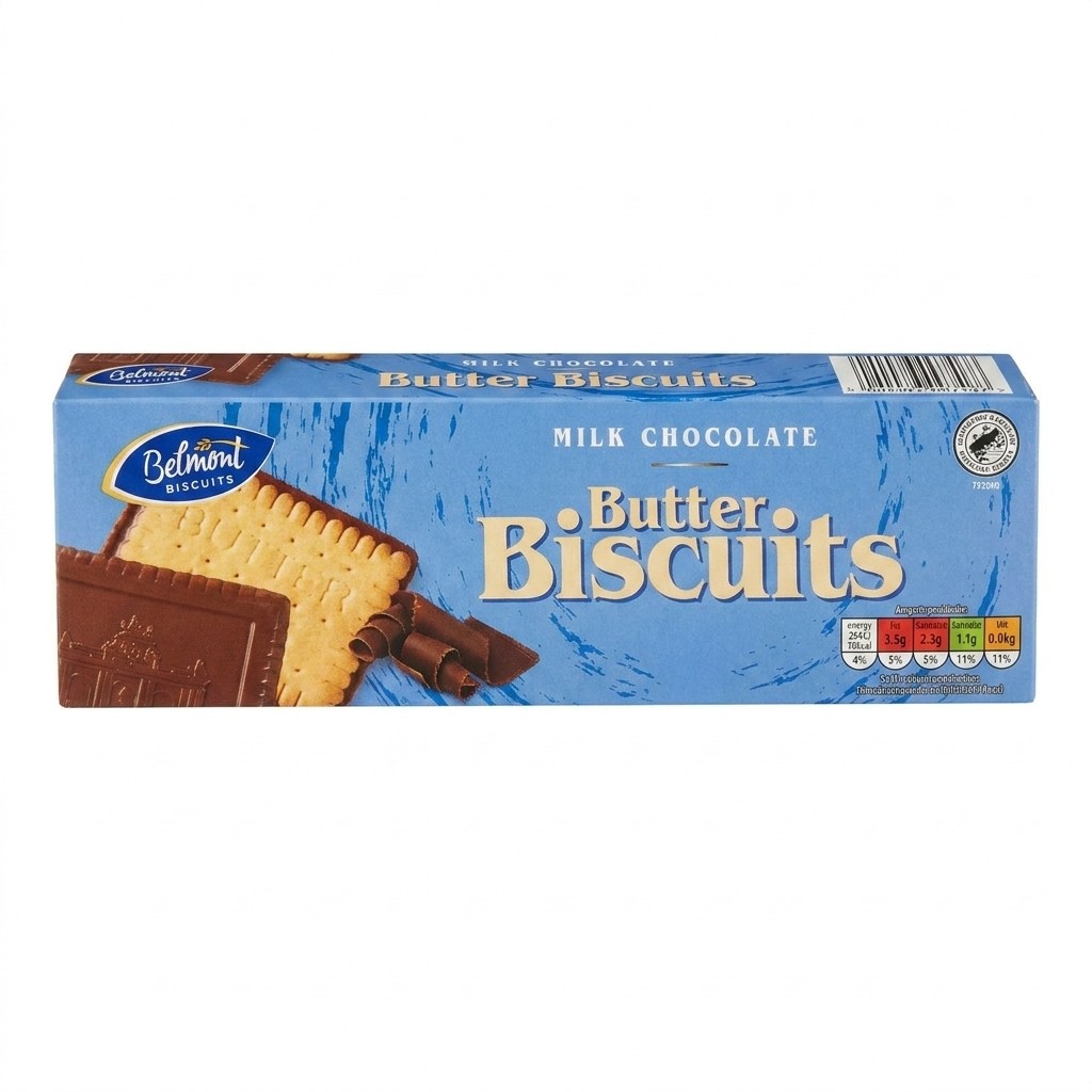 Belmont Milk Chocolate Butter Biscuits 125g