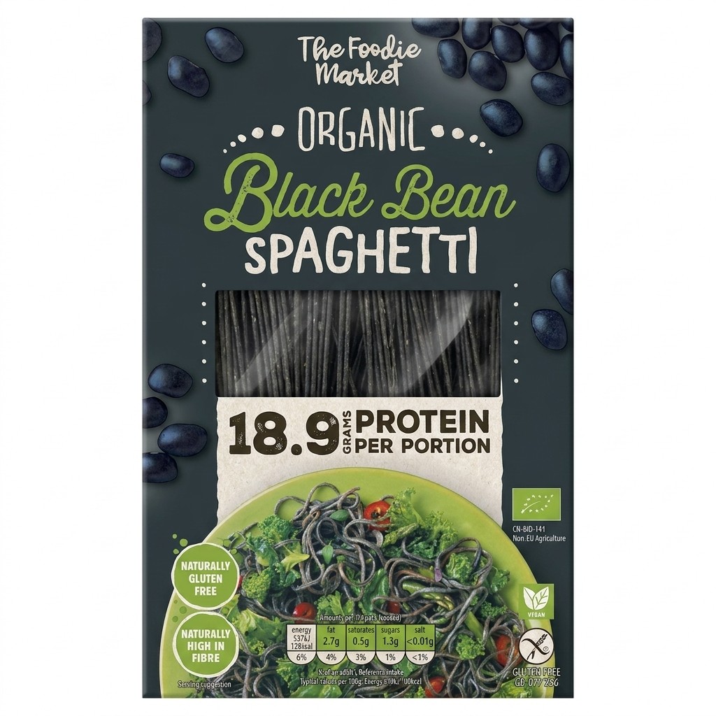 The Foodie Market Organic Black Bean Spaghetti 200g
