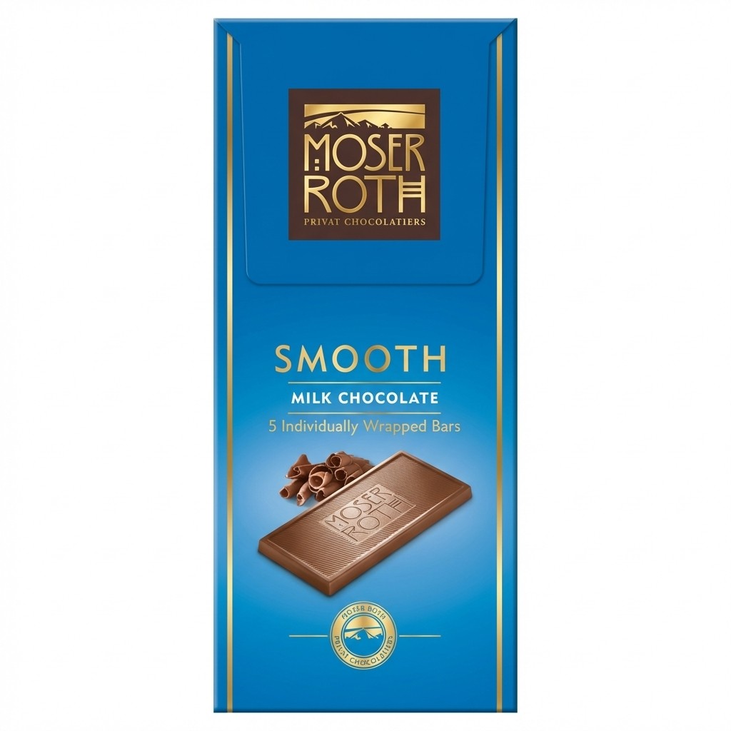 Moser Roth Smooth Milk Chocolate 125g