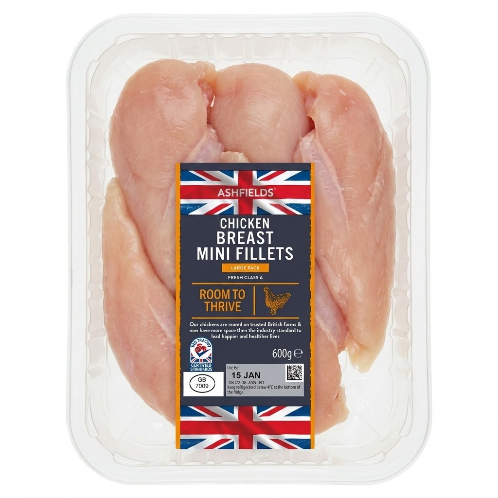 Ashfields Chicken Breast Mini Fillets 600g