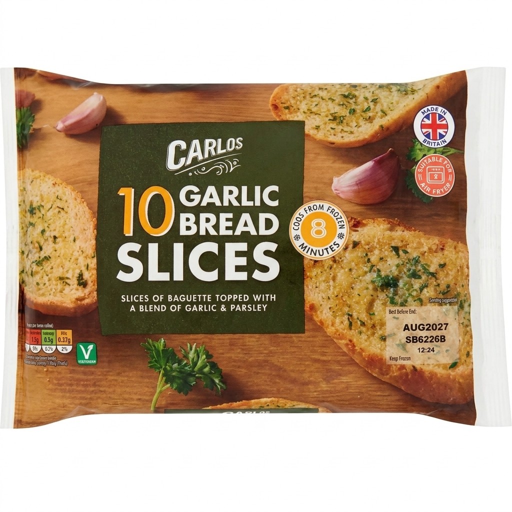 Carlos 10 Garlic Bread Slices 260g