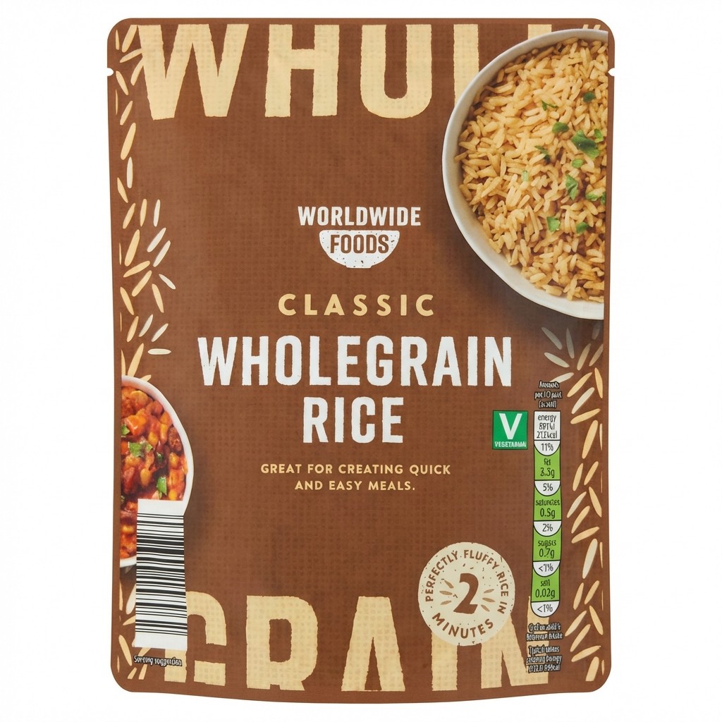 Worldwide Foods Classic Wholegrain Rice 250g