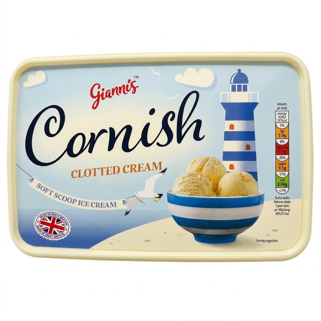Gianni's Cornish Clotted Cream Ice Cream 2L