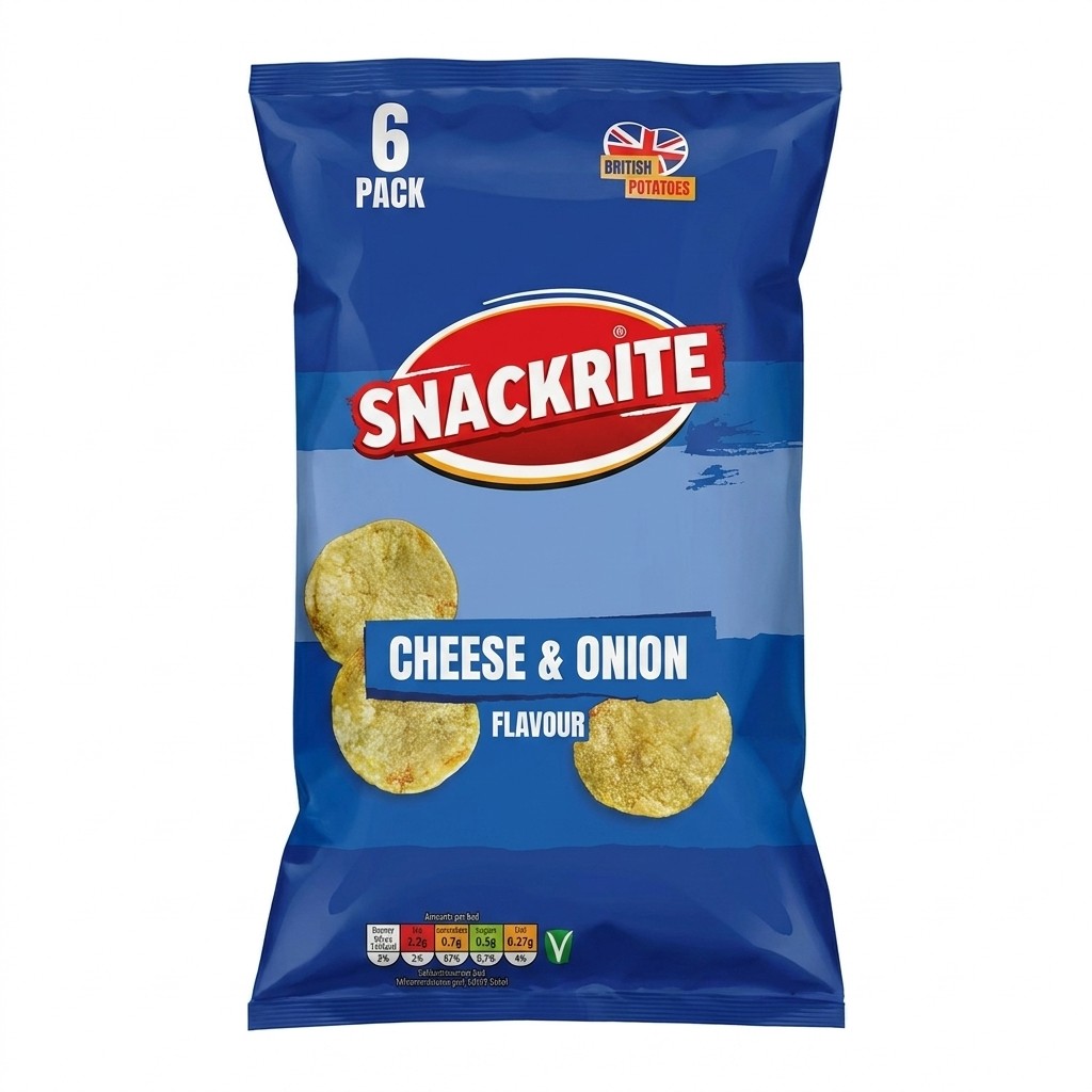 Snackrite Cheese & Onion 150g