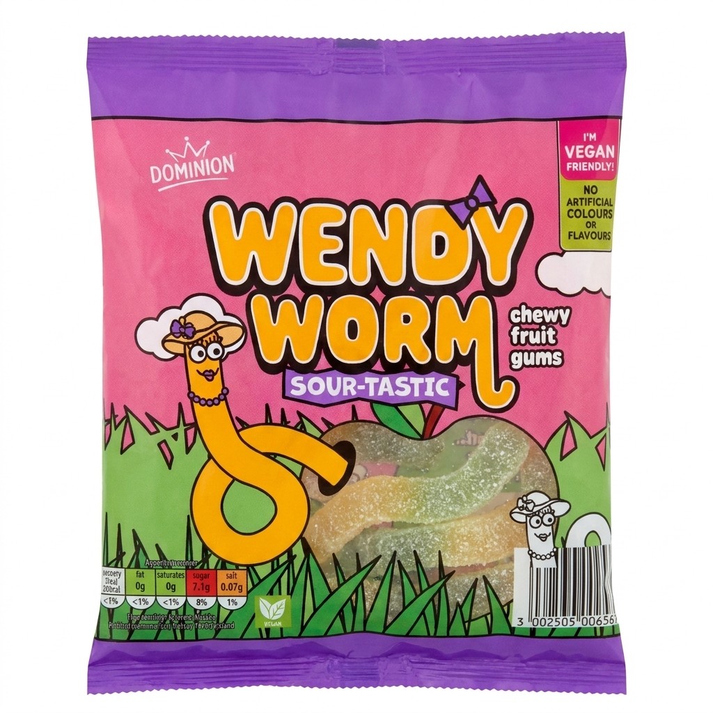 Dominion Wendy Worm Sour-Tastic 170g