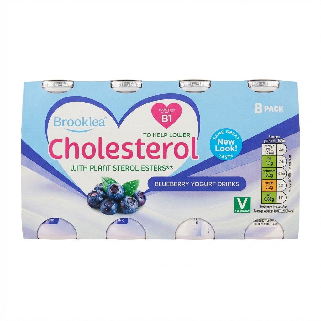 Brooklea Cholesterol Blueberry Yogurt Drinks 800g