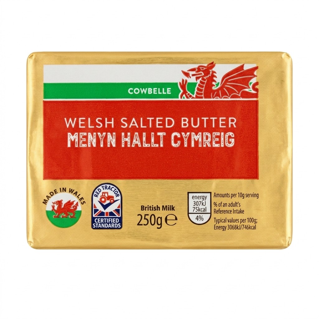 Cowbelle Welsh Salted Butter 250g