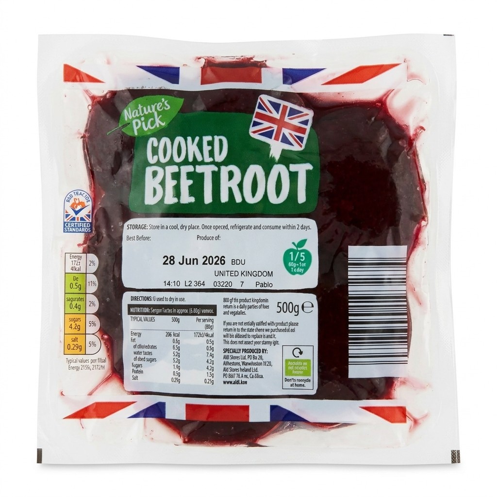 Nature's Pick Cooked Beetroot 500g