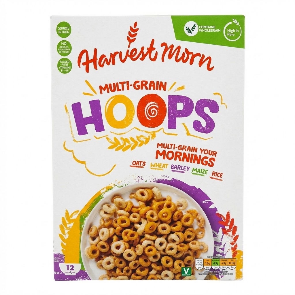 Harvest Morn Multi-Grain Hoops 375g