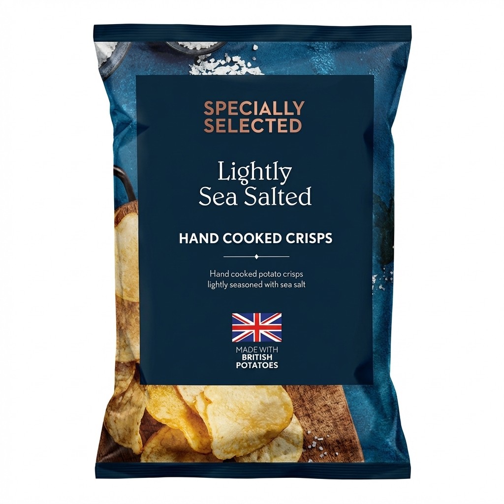 Specially Selected Lightly Sea Salted Crisps 150g