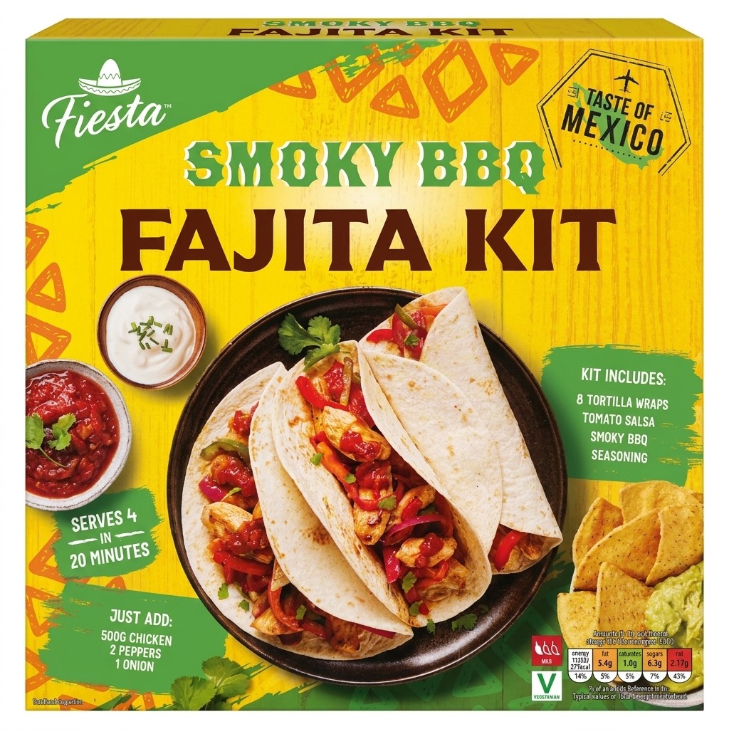 Fiesta Smoky BBQ Fajita Kit 475g
