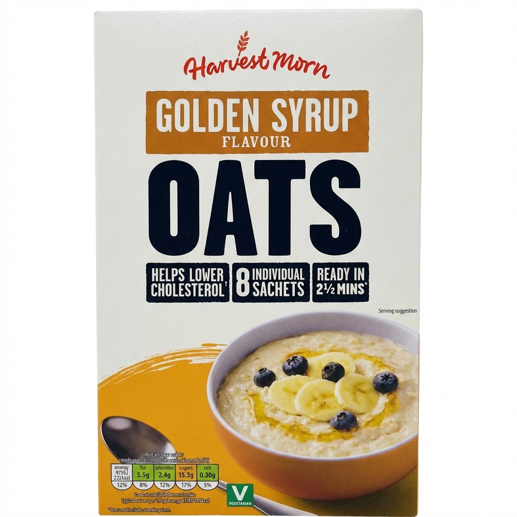 Harvest Morn Golden Syrup Oats 312g