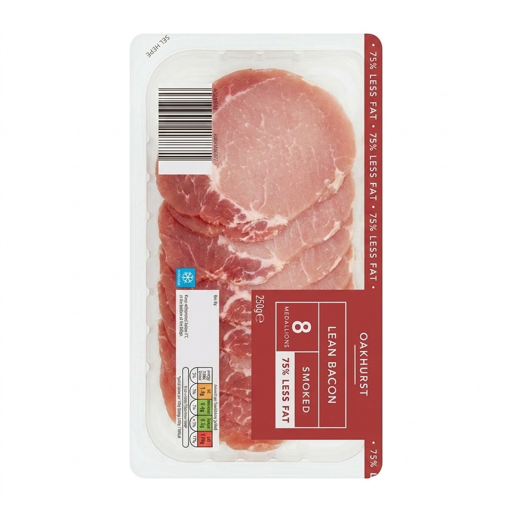 Oakhurst Lean Bacon Smoked 250g