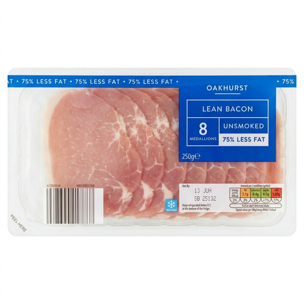 Oakhurst Lean Bacon 250g